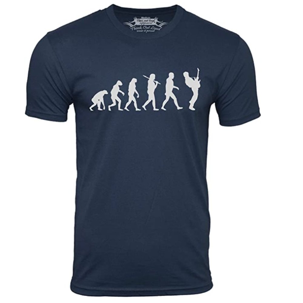 Guitar Player Evolution Funny T-Shirt